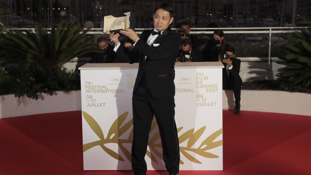 Ryusuke Hamaguchi en el Festival de Cannes.