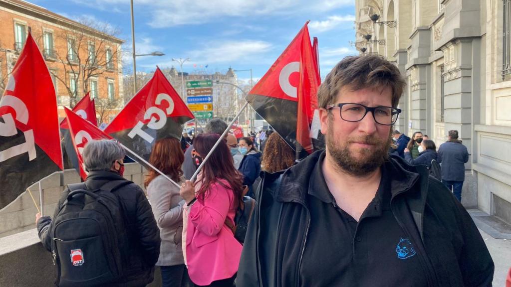 Miguel Urbán, eurodiputado de Anticapitalistas, este jueves.