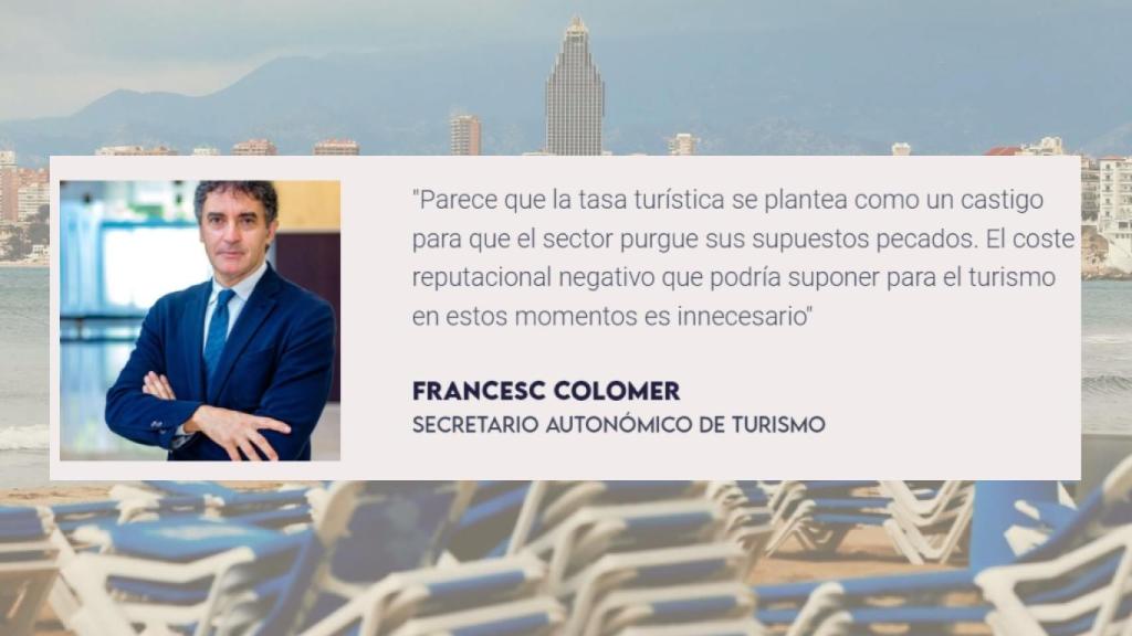 Ofensiva total contra la tasa turística valenciana: más de 1.250 firmas de rechazo... incluida la del secretario autonómico.