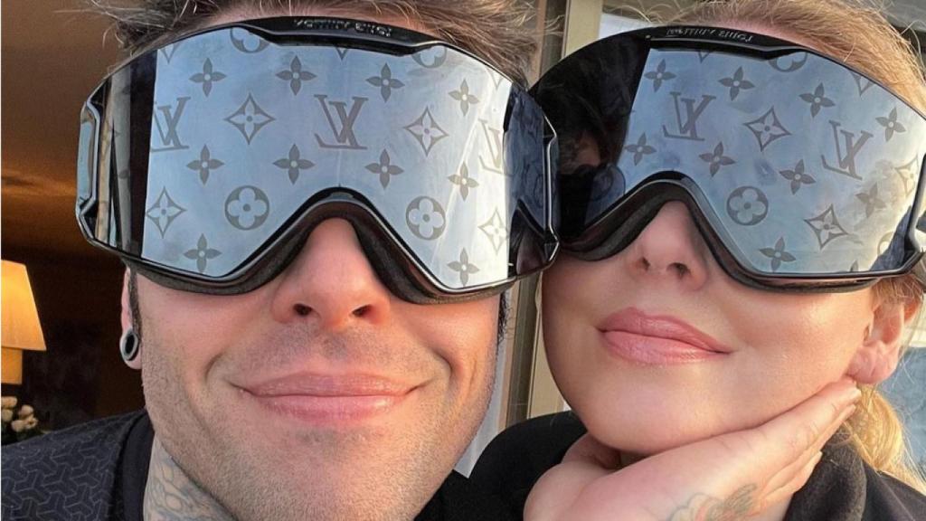 Chiara Ferragni y Fedez en una imagen compartida en Instagram.