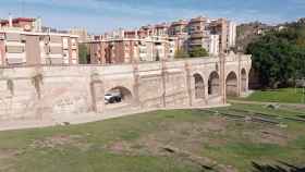 El acueducto de San Telmo acaba en Ciudad Jardín.