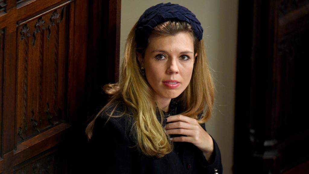 Carrie Symonds, en la apertura del Parlamento en 2019.