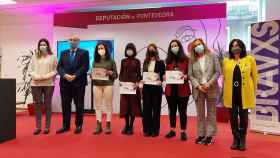 Entrega de premios de la II edición del certamen GirlGeek Covid, que impulsan la Universidad de Vigo y la Diputación de Pontevedra.