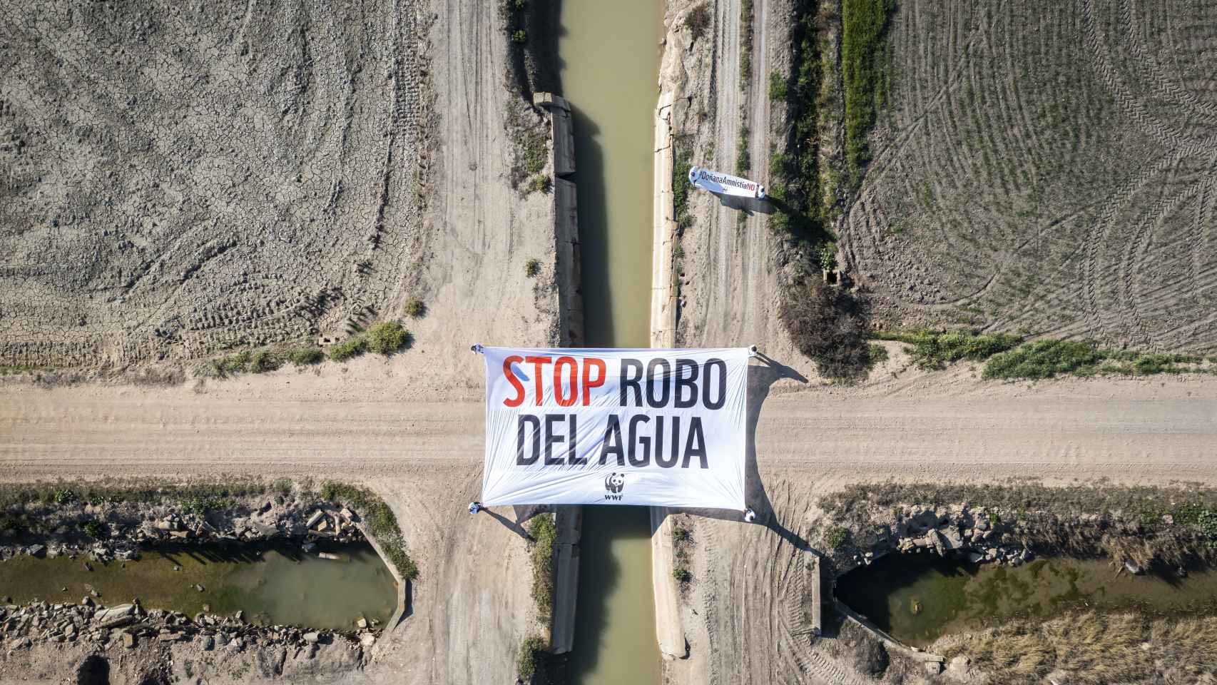 Campaña de WWF 'Stop robo de agua de Doñana'.