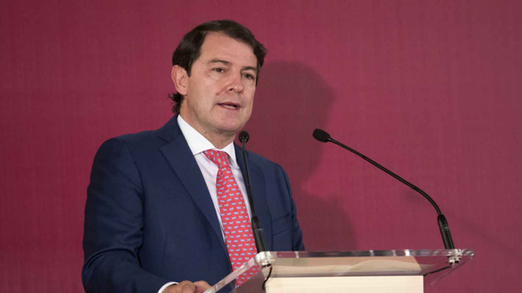 El presidente de Castilla y León y candidato del PP, Alfonso Fernández Mañueco.