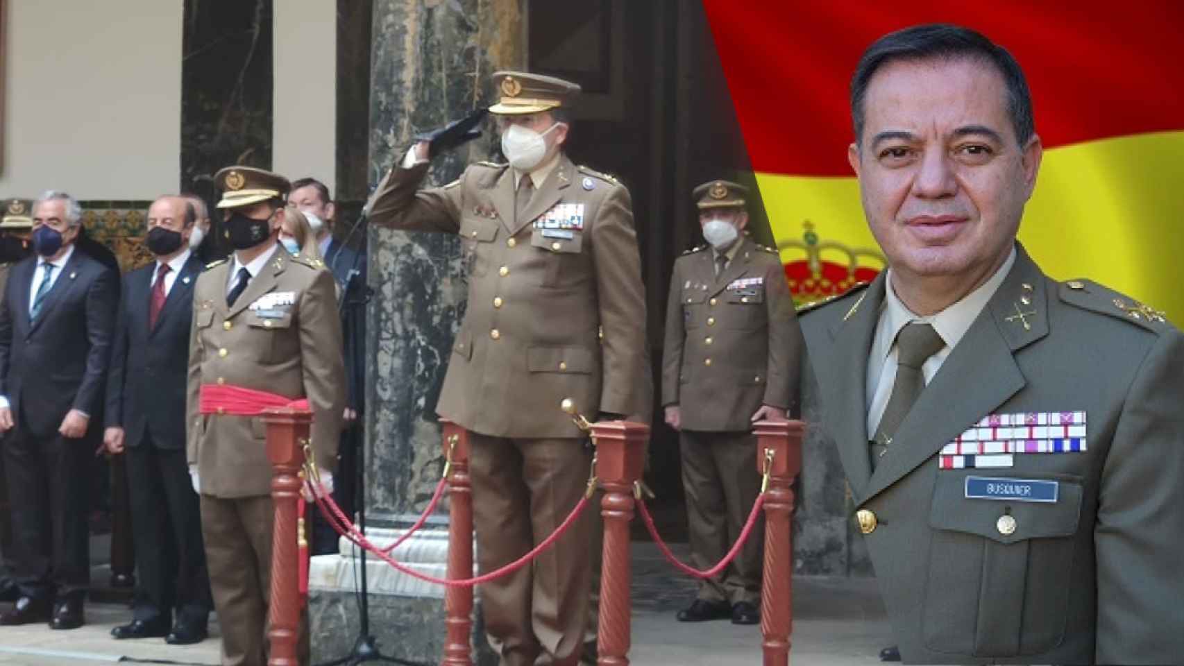 El alicantino Busquier Sáez, nueva máxima autoridad militar en Cataluña, promete estrechar lazos