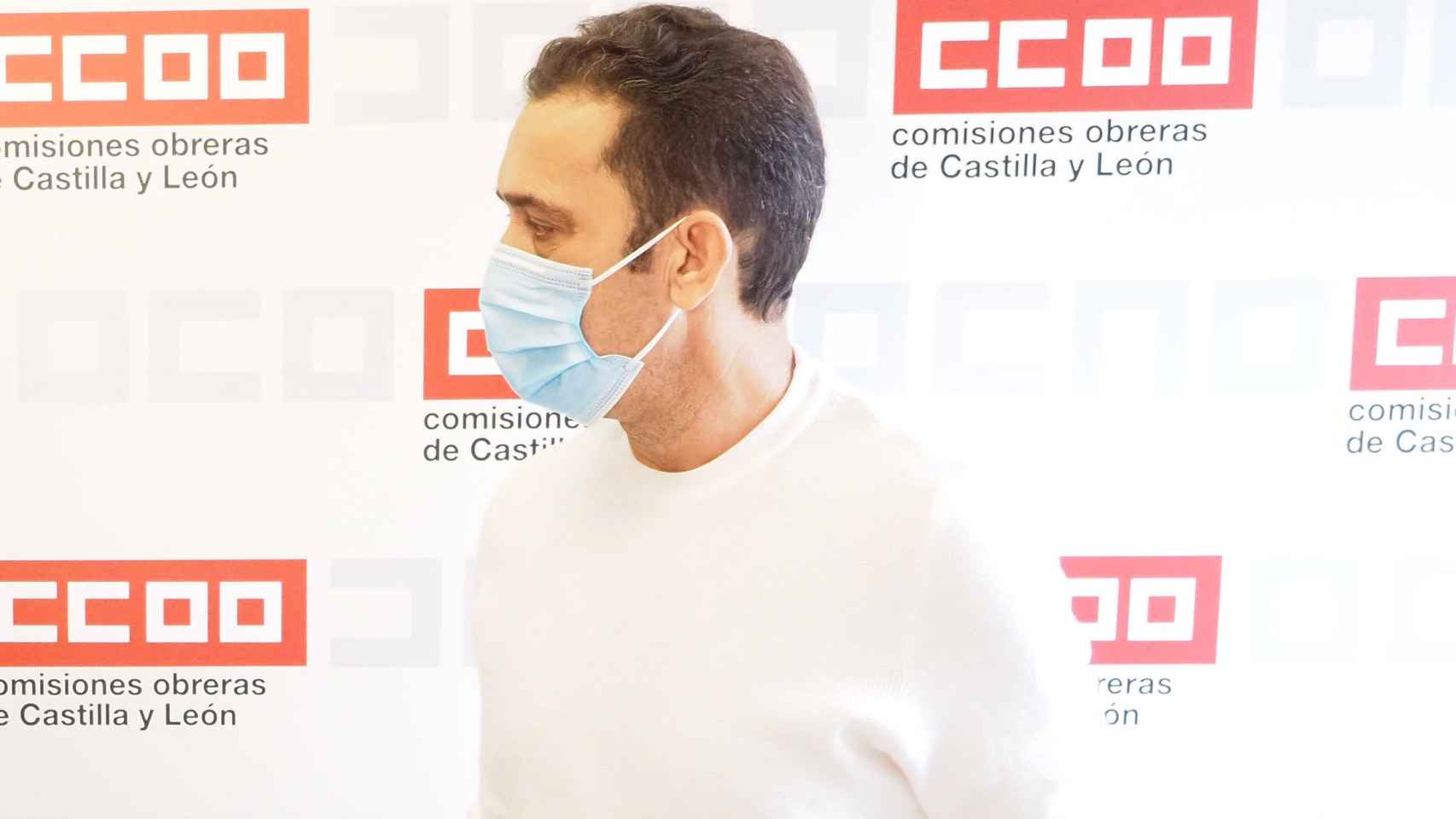 El secretario regional de CCOO, Vicente Andrés