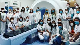 Una imagen del equipo de la unidad de Oncología Radioterápica y Radiofísica Hospitalaria.