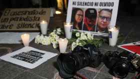 Protestas por la muerte de periodistas en México.