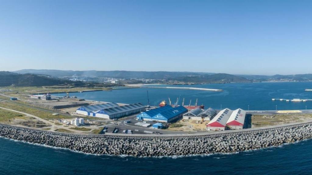 Puerto exterior de A Coruña.