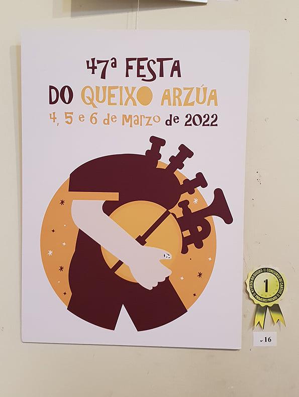 El cartel de la 47ª Festa do Queixo (Festa do Queixo).