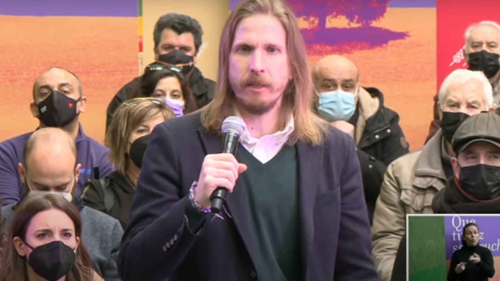 Pablo Fernández, candidato de Podemos a la Junta de Castilla y León