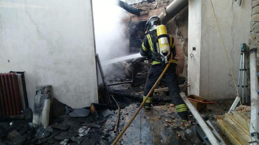 Incendio en una vivienda de Tombrío