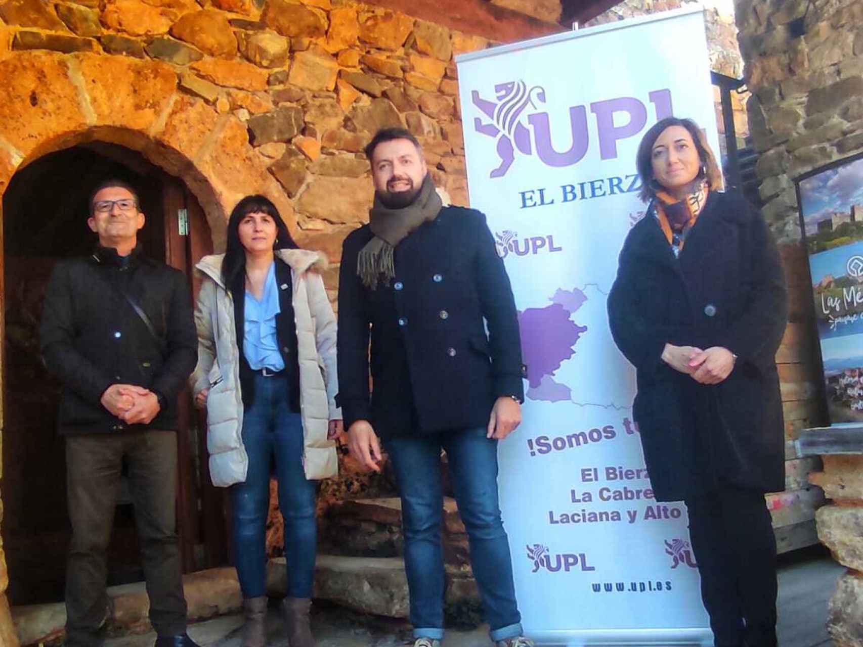 Foto de la visita de UPL a El Bierzo