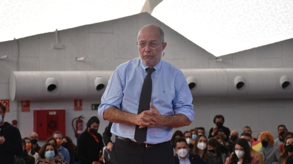 Francisco Igea durante el acto central de Ciudadanos de este sábado en Valladolid