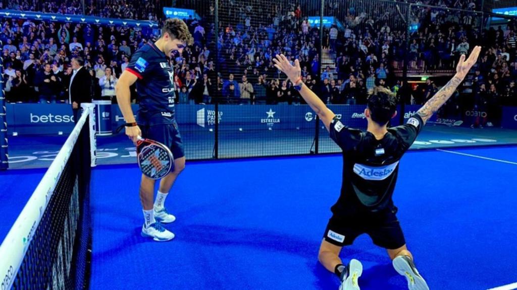 Sanyo y Tapia en el Malmo Open del World Padel Tour 2021