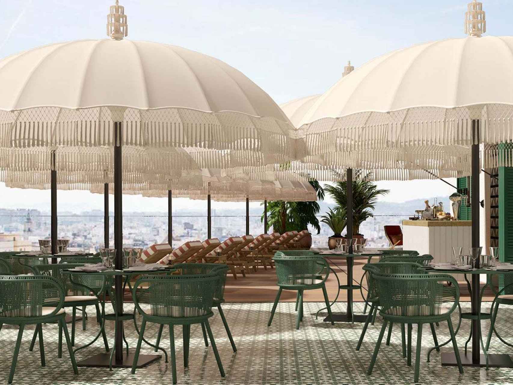 Fotos del hotel H10 Croma Málaga, diseñado por Rafael Moneo.