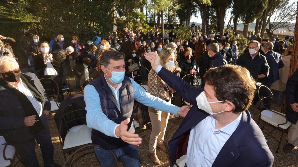 El candidato del PP a la Presidencia de la Junta, Alfonso Mañueco, visita Ciudad Rodrigo