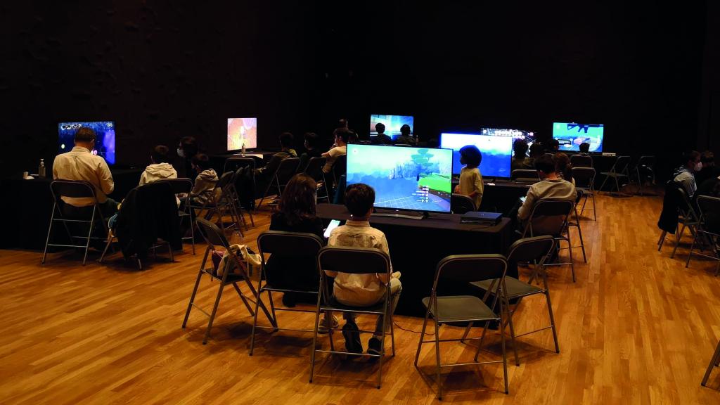 Participantes en la Game Jam de Caixaforum Madrid en septiembre de 2021