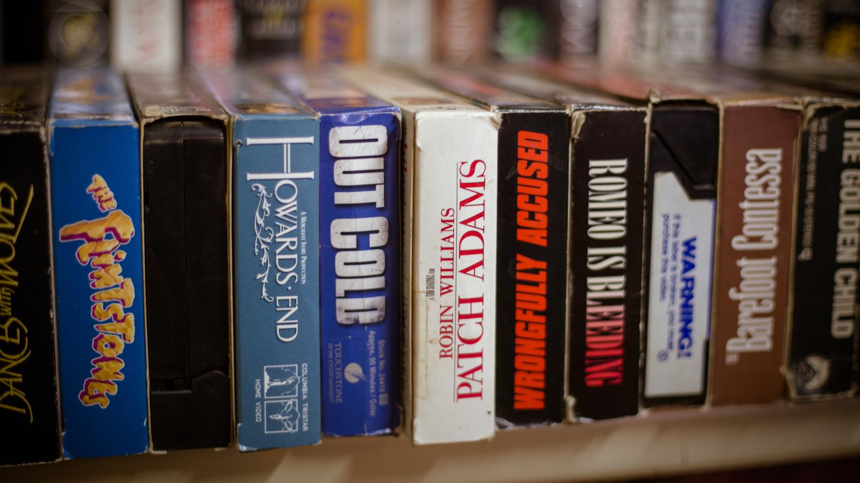 Películas en VHS.