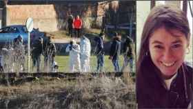 Imágenes del pasado sábado cuando se halló el cuerpo sin vida de Esther López en Traspinedo