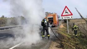 Imagen del fuego en Geria