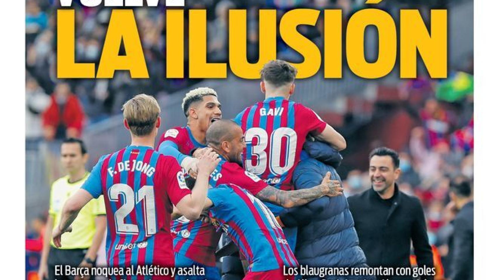 La portada del diario SPORT (07/02/2022)