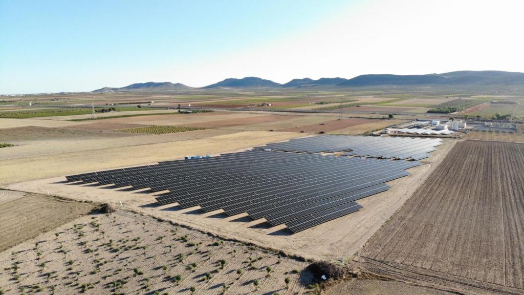 La planta fotovoltaica de Exolum en Mora.