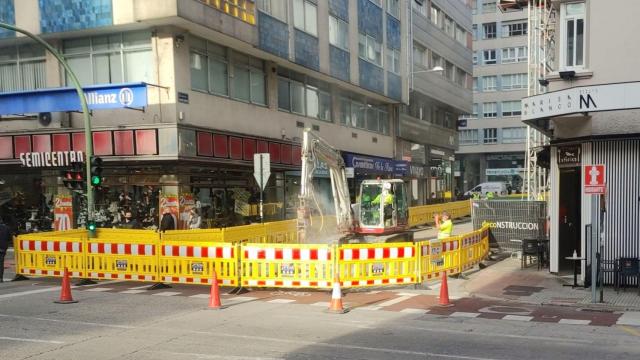 Obras en la calle Alcalde Marchesi