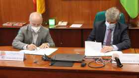 Firma acuerdo colaboración de la ULE y la Asociación Amigos Camino Santiago