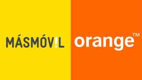 Logos de las operadoras Orange y MásMovil.