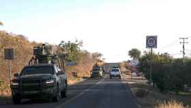 El ejército mexicano patrulla el estado de Michoacán.