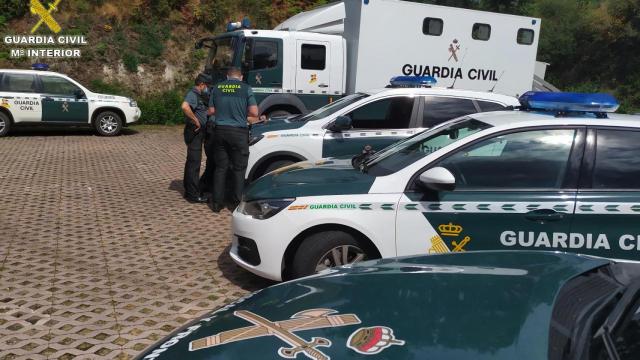 Coches de la Guardia Civil.