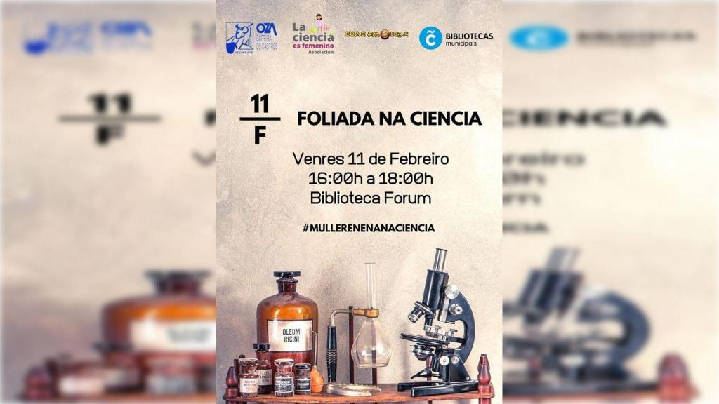 Cartel de la jornada de foliada y ciencia.