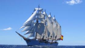 El buque escuela ‘Juan Sebastián de Elcano’.