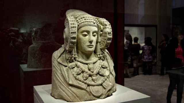 La Dama de Elche en el Museo Arqueológico Nacional (MAN).