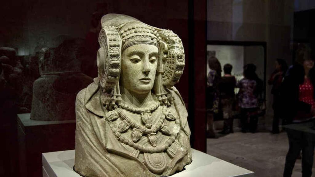 La Dama de Elche en el Museo Arqueológico Nacional (MAN).