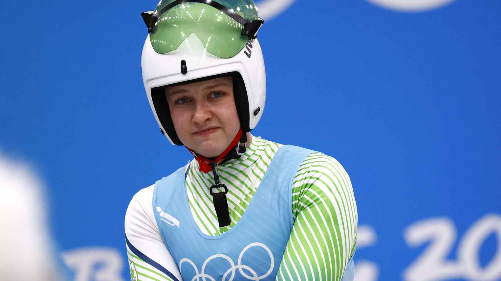 Elsa Desmond, representando a Irlanda en los Juegos Olímpicos de Invierno de Pekín 2022