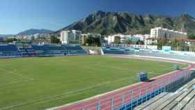Imagen del estadio Antonio Lorenzo Cuevas de Marbella.