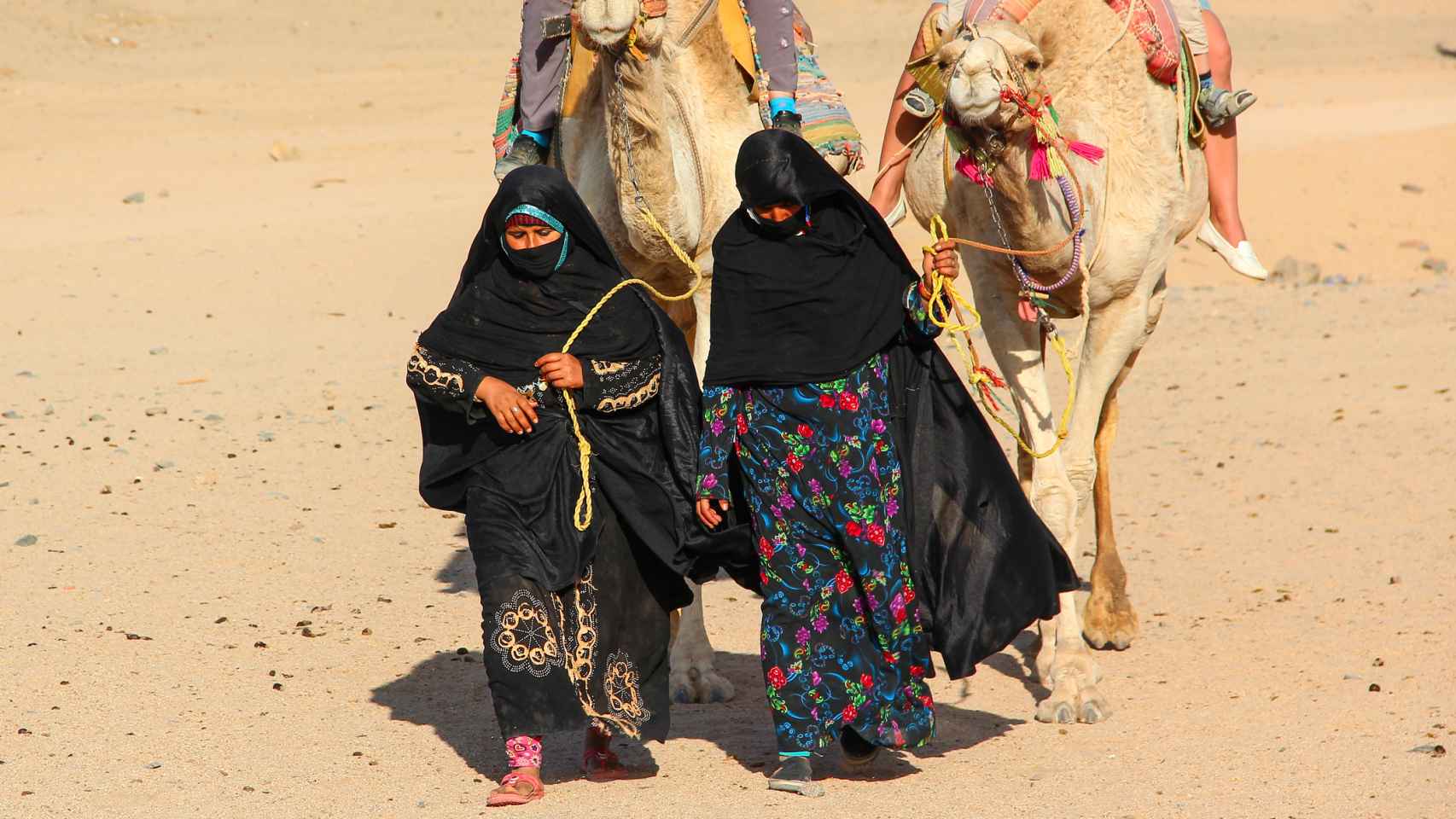 Mujeres saharauis.