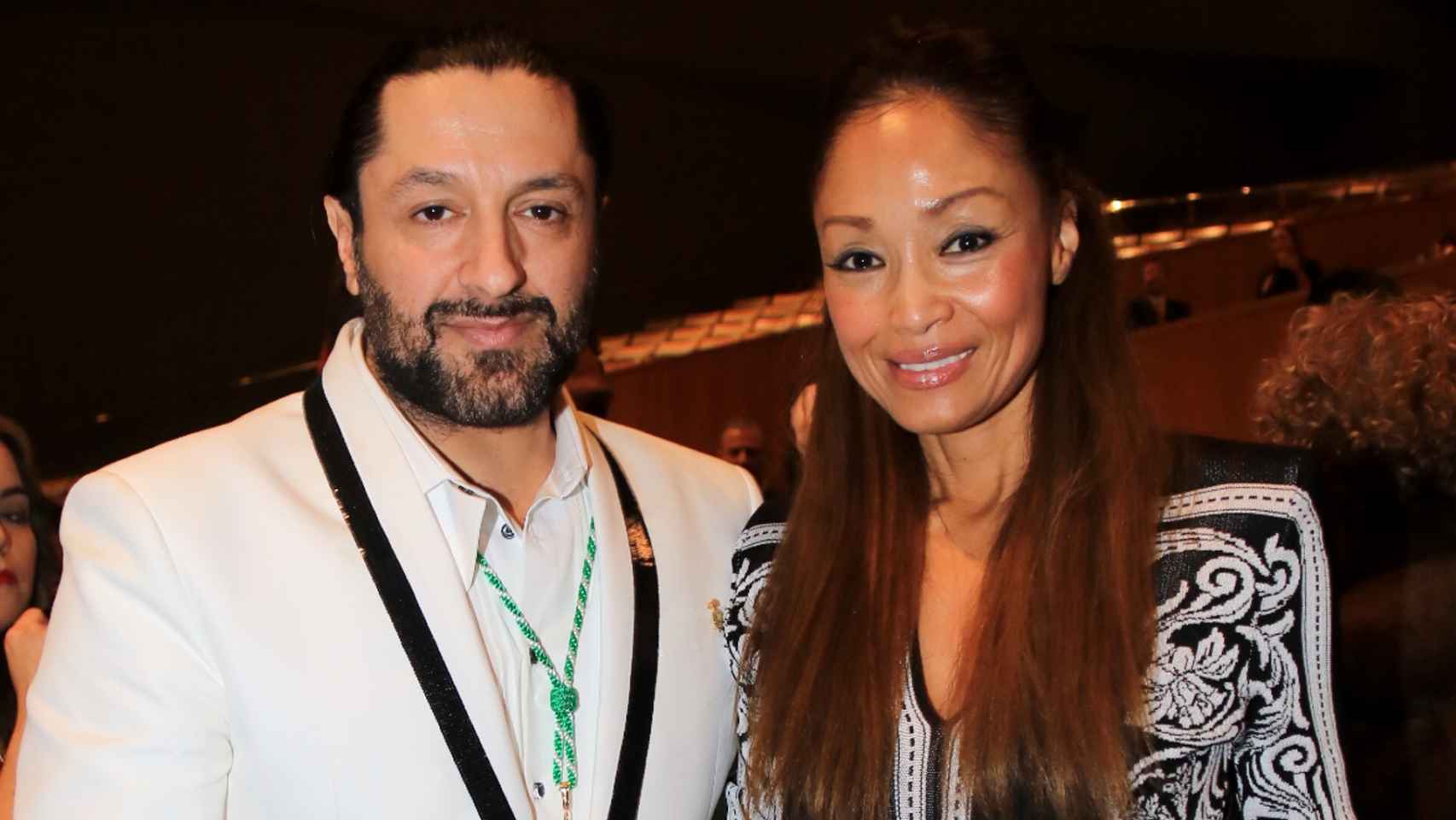 Rafael Amargo junto a la que fue su pareja, Yuko Sumida Jackson.