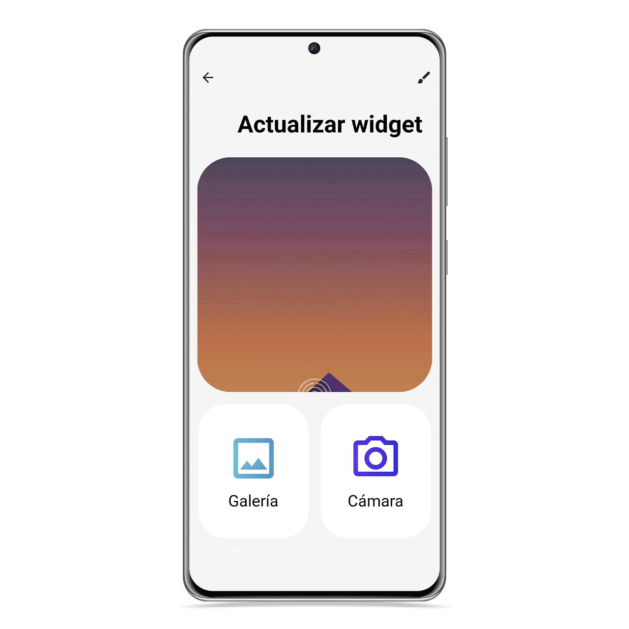 Modificar widget