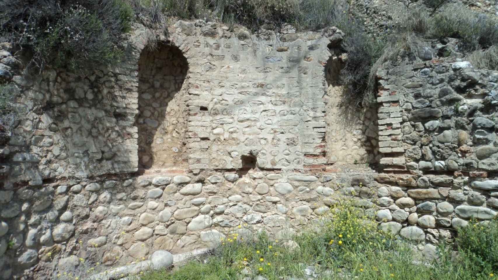 En Álora se levantaron estas termas en época romana.