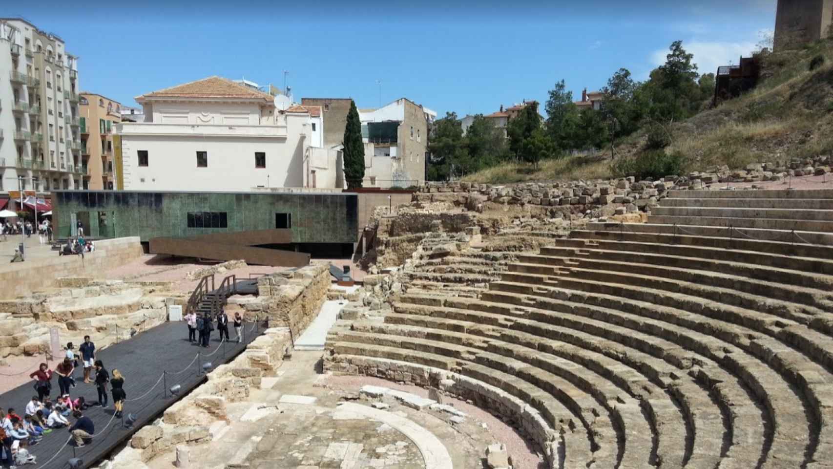 El Teatro Romano de Málaga permaneció miles de años enterrado.