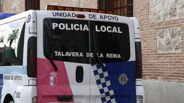 Una furgoneta de la Policía Local de Talavera de la Reina.