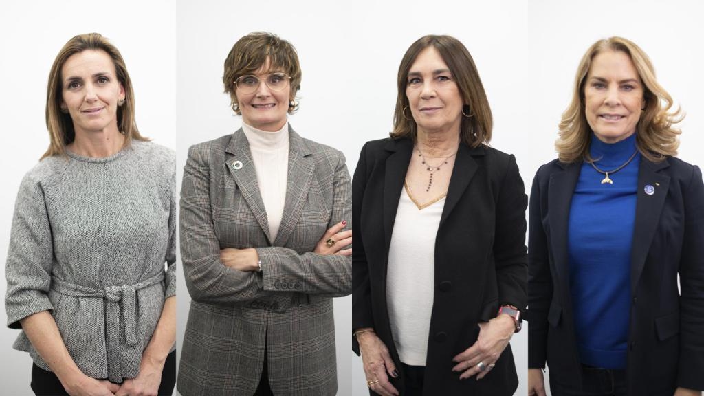 Por orden: Isabel López-Rivadulla, Isabel Roser, Charo Izquierdo y Theresa Zabell.