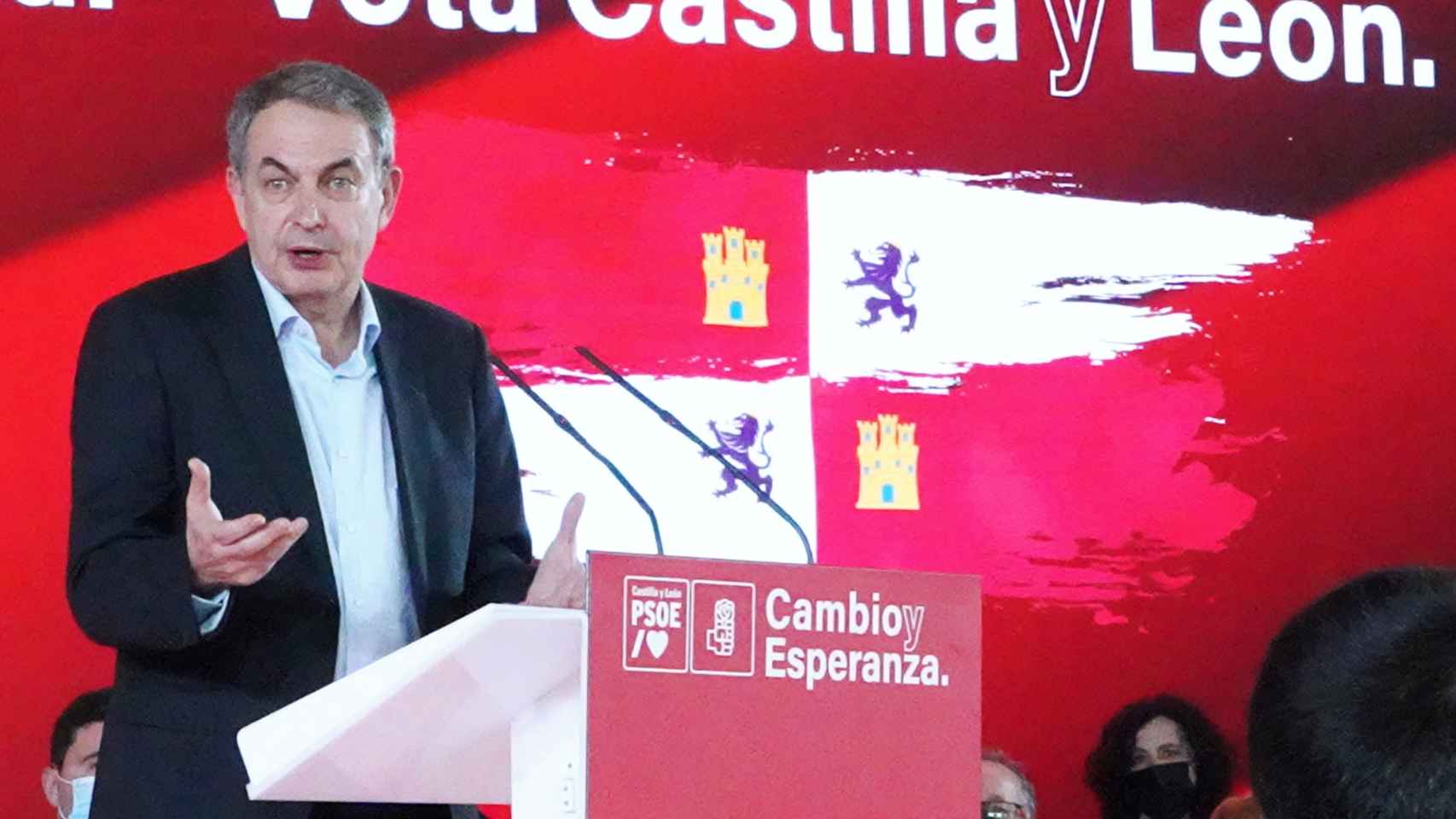 José Luis Rodríguez Zapatero durante su intervención/Ical