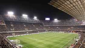 Estadio de Mestalla, Valencia.