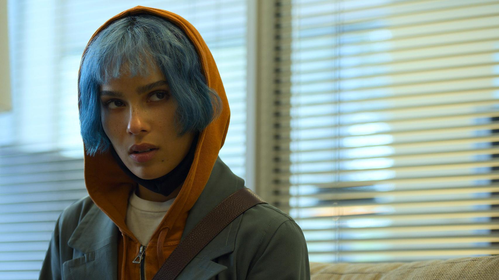 Zoë Kravitz en 'KIMI', la nueva película de Steven Soderbergh que estrena HBO Max.