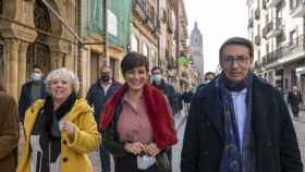 David Arranz. / ICAL . La ministra de Política Territorial y portavoz del Gobierno, Isabel Rodríguez, junto a los candidatos por Salamanca a la Junta pasean por el centro de la ciudad